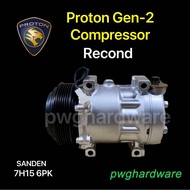 Recond Aircond Compressor Proton Gen-2 / Proton Gen2 Air-Cond Compressor SD7H15 / Kompressor Kereta Proton Gen-2