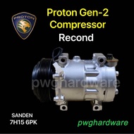 Recond Aircond Compressor Proton Gen-2 / Proton Gen2 Air-Cond Compressor SD7H15 / Kompressor Kereta 