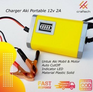 QUICK ELECTRIC CHARGER AKI PORTABLE MS CHARGER MOBIL