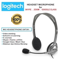 Termurah!!! Mic Headphoneset Video Meeting Zoom Online Teaching -