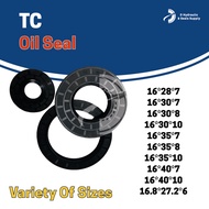 NBR TC OIL SEAL 16 (ID) OIL SEAL NBR TC (TC16X30X8/16X30X7/16X30X10/16X35X10/16X40X7/16X35X7/16.8X27