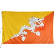 Bhutan Flag (National Flag) - Full Size (Small, Medium, Large) - Evoke Apparel
