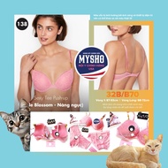 [Size 32B/B70 - 138] Women's Sexy Tee Push-up, Breast Lift-Apple Blossom