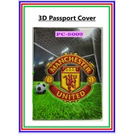 PC-S009 MU Manchester Football Goalpost/3D Passport Cover/ PU Passport Holder/Passport Protector/ Fo