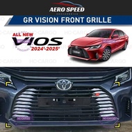🚗 Toyota Vios 2023-2025 AC100 GR Sport Front Grille | GR Vision Style | Piano Black | Vios GR Sport 