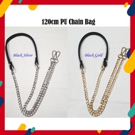 120cm PU Sling Chain Tali Beg Chain Strap Bag Chain Beg Kisslock Chain