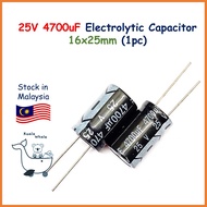 25V 4700uF Electrolytic Capacitor Kapasitor 16x25mm Elco 25V4700UF