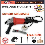 1600W Adjustable Speed Angle Grinder Machine Angular Power Tool Grinding Cutting Control LOMVUM