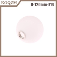 KOQZM Trắng đèn thủy tinh bóng râm cho E14 E27 Bóng đèn Fitter mở phụ kiện Glass lịch thi đấu thay t