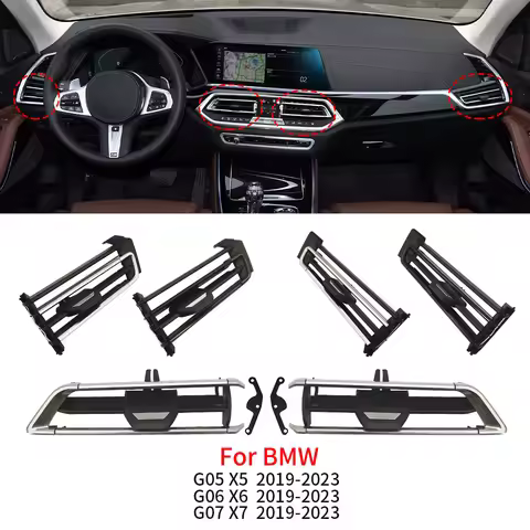 For BMW X5 X6 X7Car Front Left Right Middle Air Conditioner Grille Vent Outlet Slip Accessories Repl