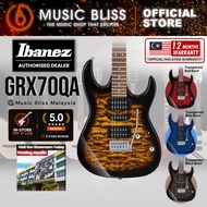Ibanez GRX70QA Humbucker Electric Guitar with HSH Pickup - Black/ Blue/Red/Sunburst (GRX 70/GRX70)