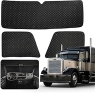 Sun Shield 3-Layer Insulated Blackout Window Cover FITS Peterbilt 386 388 389