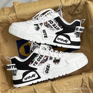 Men's white shoes Spring and Summer Breathable2024New Trendy Platform Sports Casual Minority All-Mat