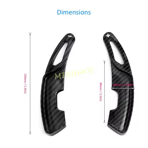Carbon Fiber Look Steering Wheel Paddle Shifter For Lexus RX500h RX450h+ NX350h UX250h LX700h TX550h