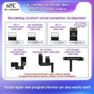 i2C I6S MC15 No Soldering Required Face ID Test Flex Cable No Welding for X to 14 Pro Max Dot Matrix