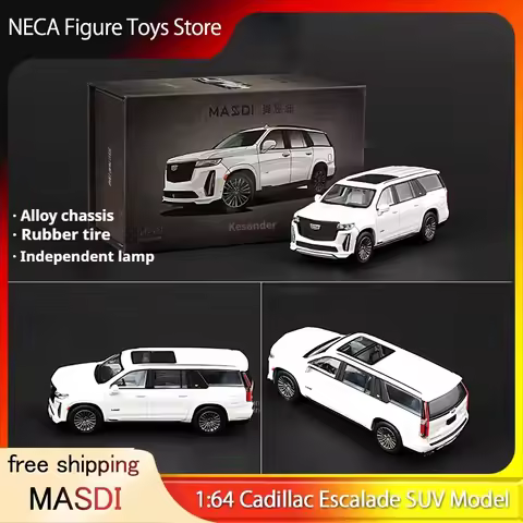 Masdi 1:64 Cadillac Escalade Alloy Suv Simulation Model Saaban Replica Luxury American Car Collectio