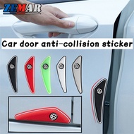 4Pcs Volkswagen Car Door Side Edge Protection Sticker Car Door Edge Rear View Mirror Anti-collision 