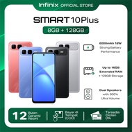 Infinix Smart 10 Plus 8/128GB - Up to 16GB Extended RAM - 6.67 inch 120Hz HD+ - T7250 - 6000 mAh