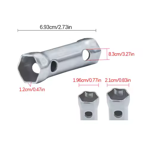★▲72mm Wrench Motorcycle Spark Plug Replacement Repair Tool A7TC D8TC Spark Plug Socket Wrench Inner