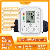 Tekanan Darah Digital Arm Blood Pressure Monitor Heart Beat Self Test Monitor BP Set with LCD Screen