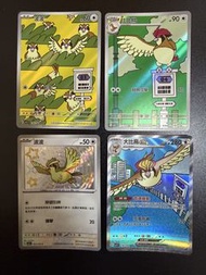 全圖全走 $200 繁中Ptcg 波波 比比鳥 AR 色違 S 大比鳥ex SAR