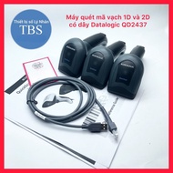 Datalogic QD2430 2D 1D desktop scanner connects to computer's USB port, fast and sensitive scanning 