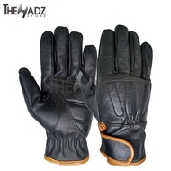 HITAM Black Motorcycle Gloves - MASSEI Gloves (Black)