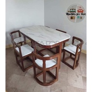 Space Saver Marble Dining Set