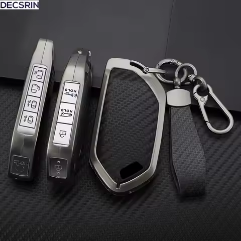 5/6/7/8/9 Buttons Zinc Alloy Style Car Key Case Cover For Kia EV9 Picanto Sorento MQ4 Carnival KA4 M