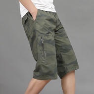 Available In 3 Colors (L-6XL) Camouflage Shorts For Men With Elastic Waistband Large Size