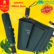 [Tặng vỏ bọc ô] Ô tự động có nút đóng mở - Ô che nắng che mưa, Dù gấp gọn phủ lớp chống tia UV - Chí