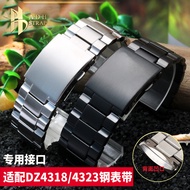 ADH Solid Stainless Steel Bracelet Suitable for Dissay DZ4318 DZ4323 dz4283 Metal Strap Dedicated 26