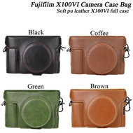 X100VI Casing Luxury Pu Leather Camera Case Bag For Fujifilm X100VI Camera bag X-100VI Cover