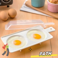PATH Eggs Chicken Microwave Food Gadget Cooker Steamer Tool Microwave Eggs DIY 2 Eggs Draining Egg B