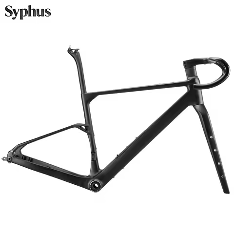 Syphus 2026 New Gravel Carbon Bike Frame T47 Bottom Bracket 700C Carbon Road Bike Frameset Udh Grave