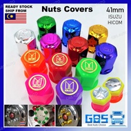 JGD GBS Truck/Lori Cover Nut Lori Nat HICOM HINO ISUZU 41mm Wheel Tayar Nut Cover Thailand Lori Akse