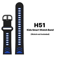 MJSHUN Original Watch Band Silicone Strap for Smart Watch H51/ H59/ H59MAX/ DS05/ DS10