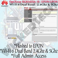 Huawei OptiXstar HG8145X6-10 WiFi 6 Flashed EPON