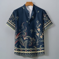 Barong Tagalog for Men Modern Vintage Ethnic Shirt Modern Barong for Men Casual Shirt Business Offic