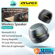 Awei KA53 Mini Wireless Speaker Magnetic Speaker Portable Mini Speaker Outdoor Speaker Bluetooth Spe