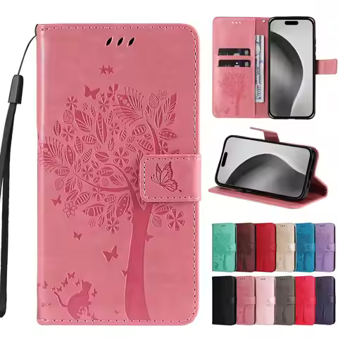 Phone Case for Samsung Galaxy A36 S25 Ultra S24 FE Plus A16 A06 M35 M62 F62 M55 Synjolly Flip Card W