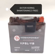 MODENAS CT100 (STARTER) / CT110 (STARTER) BATTERY YP5L-YB MAINTENANCE FREE BATERI BATTERY CT100 CT11