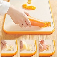 Multipurpose Cutting Board 2 in 1 Vegetable Size 35.5*23 Cm. (2 Colors To Choose From)
