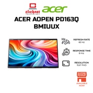 ACER AOPEN PD163Q BMIUUX 15.6" FHD PORTABLE MONITOR-BLACK