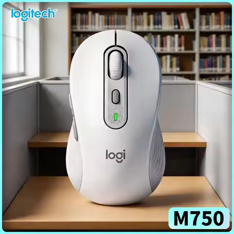 Logitech M750 Silent Click Mouse, Wireless 2.4GHz, Comfortable Ergonomic Shape for Daily Usage M650L