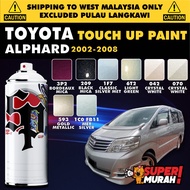 TOYOTA ALPHARD GEN 1 2002-2008 🚗 DIY Touch Up Paint Aikka Spray 370ml 0.5L 1L Cat Spray, Kereta Toyo
