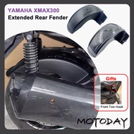 For YAMAHA XMAX300 Extended Rear Fender XMAX300 2022 Accessories XMAX300 2023 Accessories Motorcycle