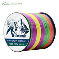 4 Strands 100M Braided PE Fishing Line KBMONTER Braided Fishing Line 4 Colors Horsefish Line Braided