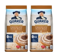 QUAKER Oat Chocolate with Milk Instant Oatmeal เควกเกอร์ ข้าวโอ๊ต ปรุงสำเร็จ รสช็อคโกแลต มิลค์ 500g.