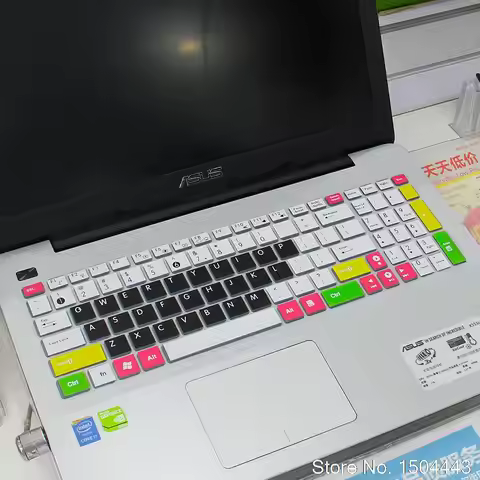 15 inch notebook keyboard Silicone Keyboard Cover For Asus D540MA D540 R540U ZX50V A556U X540L FX50J